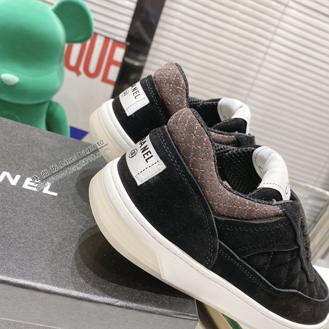 Chanel香奈兒2022早春新款熊貓鞋運動系列休閒板鞋 dx3192